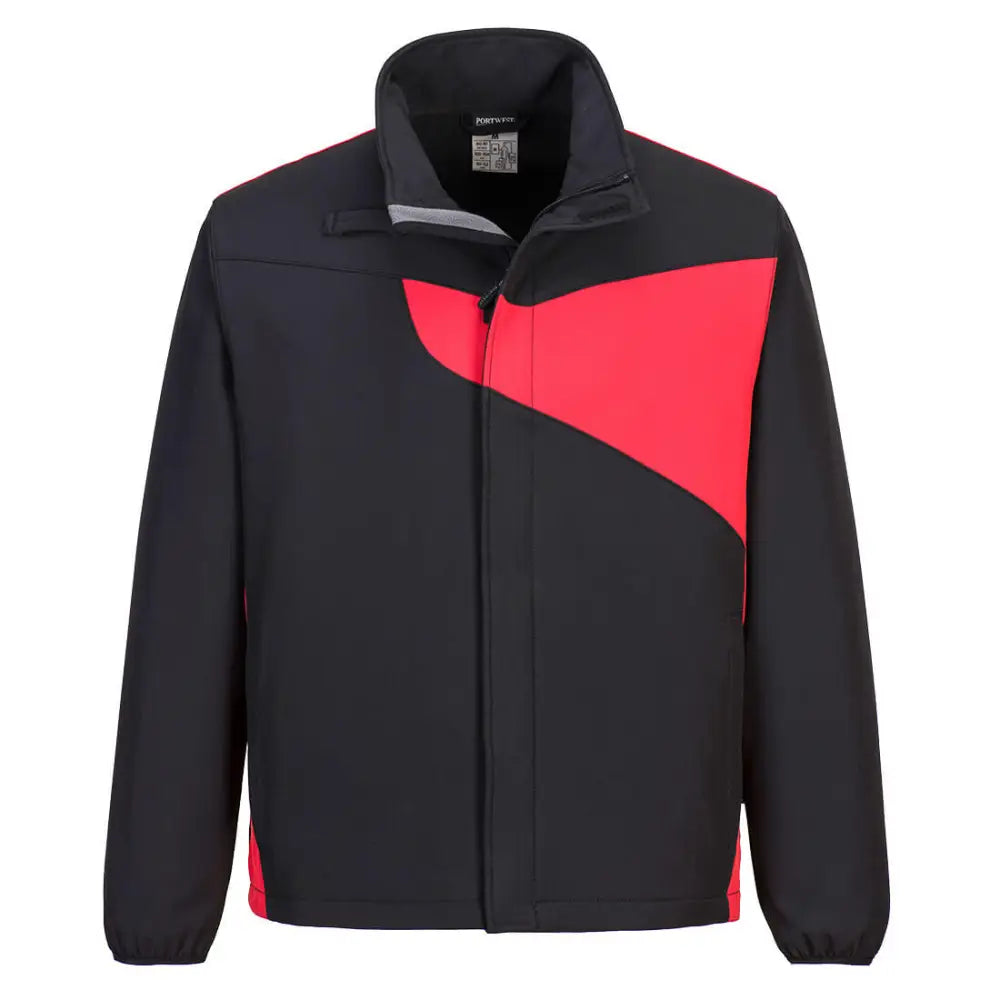 Portwest PW2 Softshell (2L) - Black/Red / L