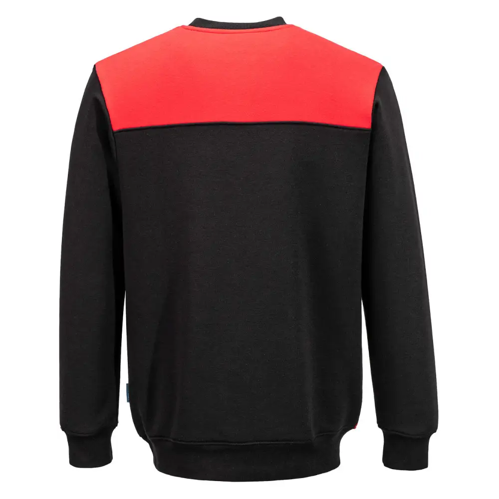 Portwest PW2 Sweatshirt - Black/Red / L