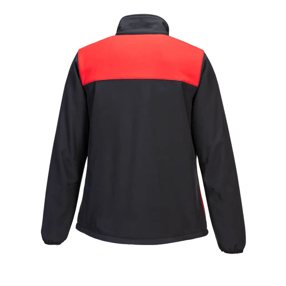 Portwest PW2 Women’s Softshell (2L) - Black/Red / L