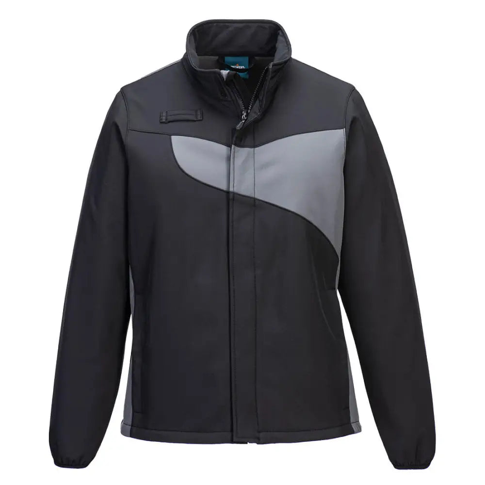Portwest PW2 Women’s Softshell (2L) - Black/Zoom Grey / L