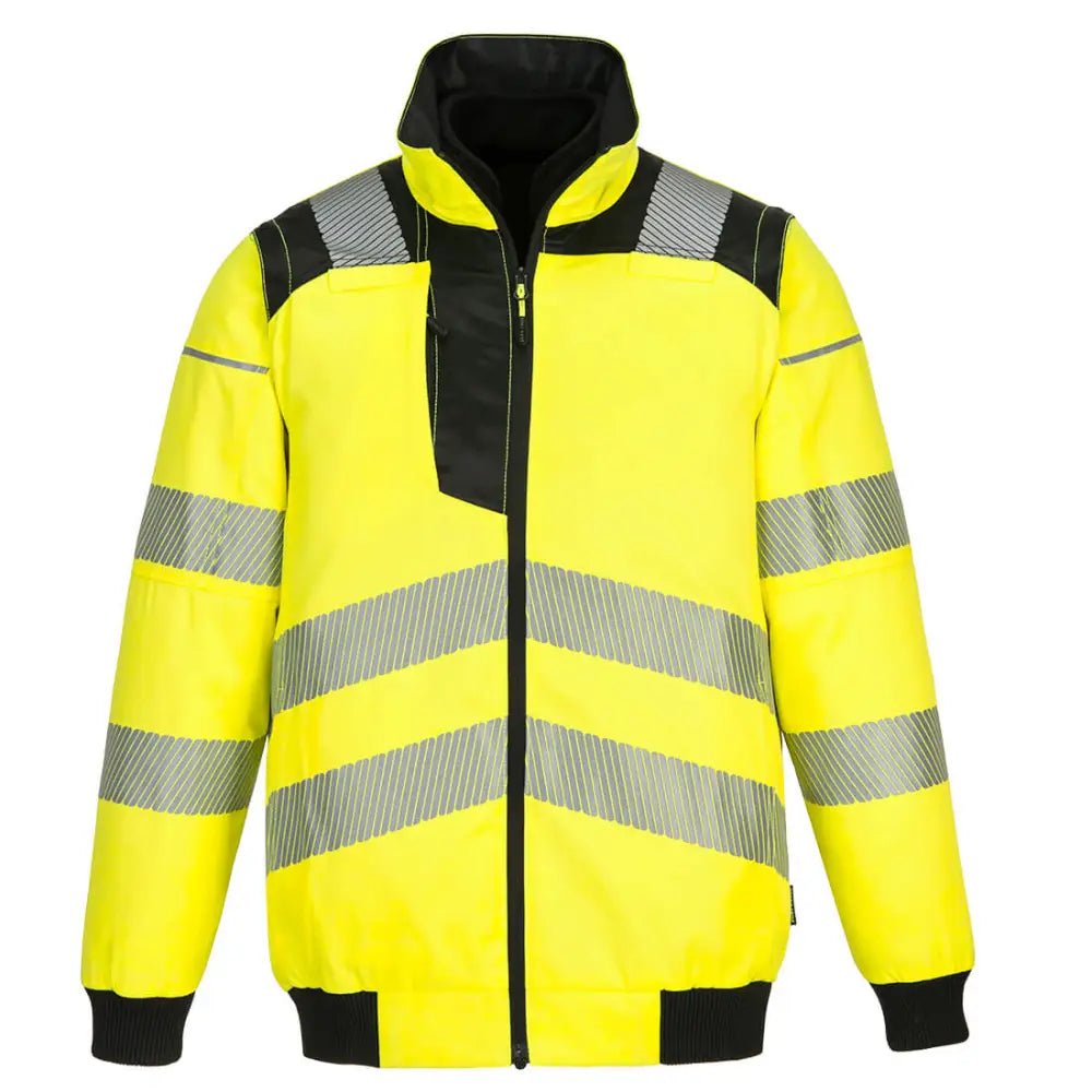 Portwest PW3 Hi-Vis 3-in-1 Pilot Jacket - Yellow/Black / L