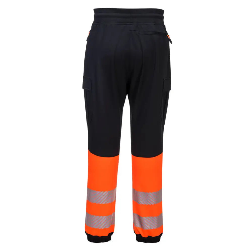 Portwest PW3 Hi-Vis Flexi Class 1 Jogger - Black/Orange / L