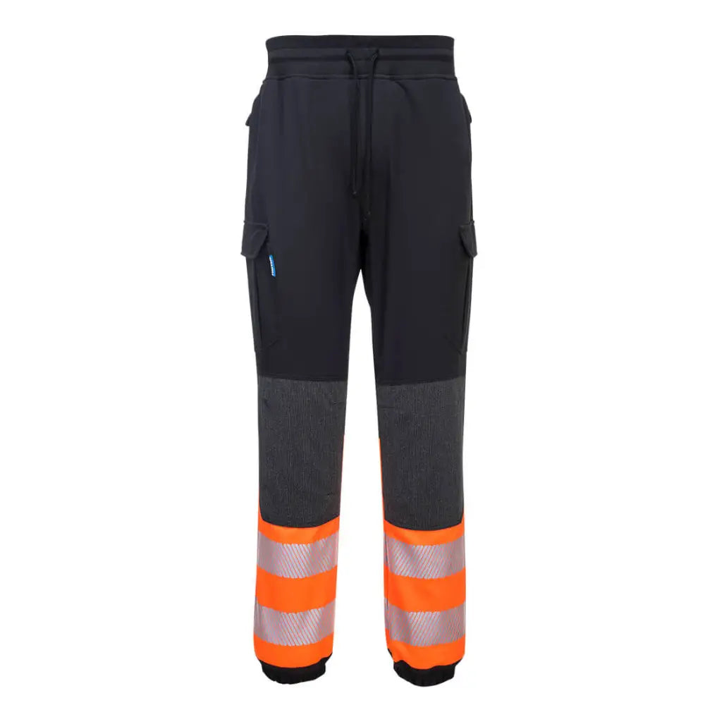Portwest PW3 Hi-Vis Flexi Class 1 Jogger - Black/Orange / L
