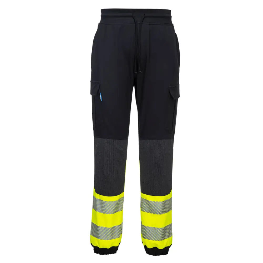 Portwest PW3 Hi-Vis Flexi Class 1 Jogger - Black/Yellow / L