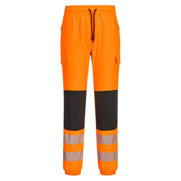 Portwest PW3 Hi-Vis Flexi Jogger - Orange/Black / L