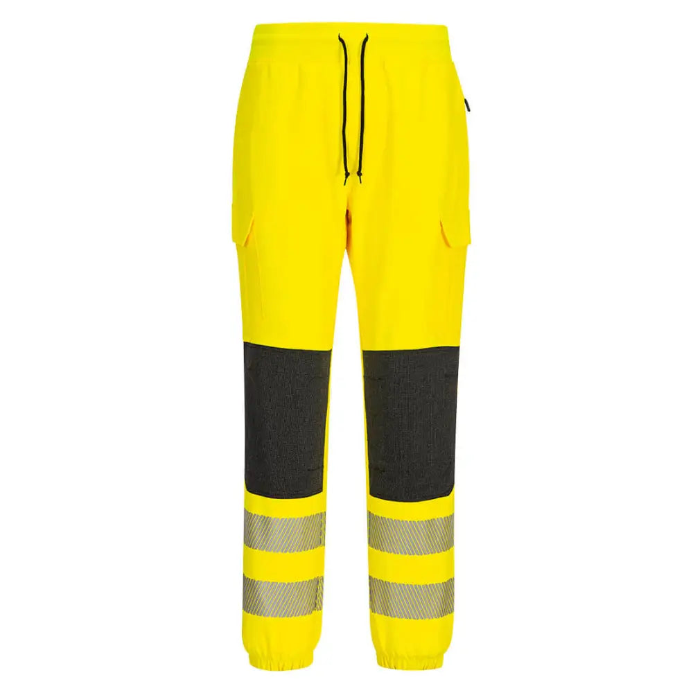 Portwest PW3 Hi-Vis Flexi Jogger - Yellow/Black / L