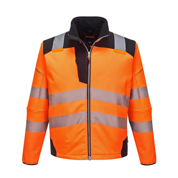 Portwest PW3 Hi-Vis Softshell (3L) - Orange/Black / 4XL
