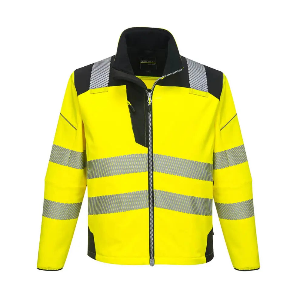 Portwest PW3 Hi-Vis Softshell (3L) - Yellow/Black / 4XL