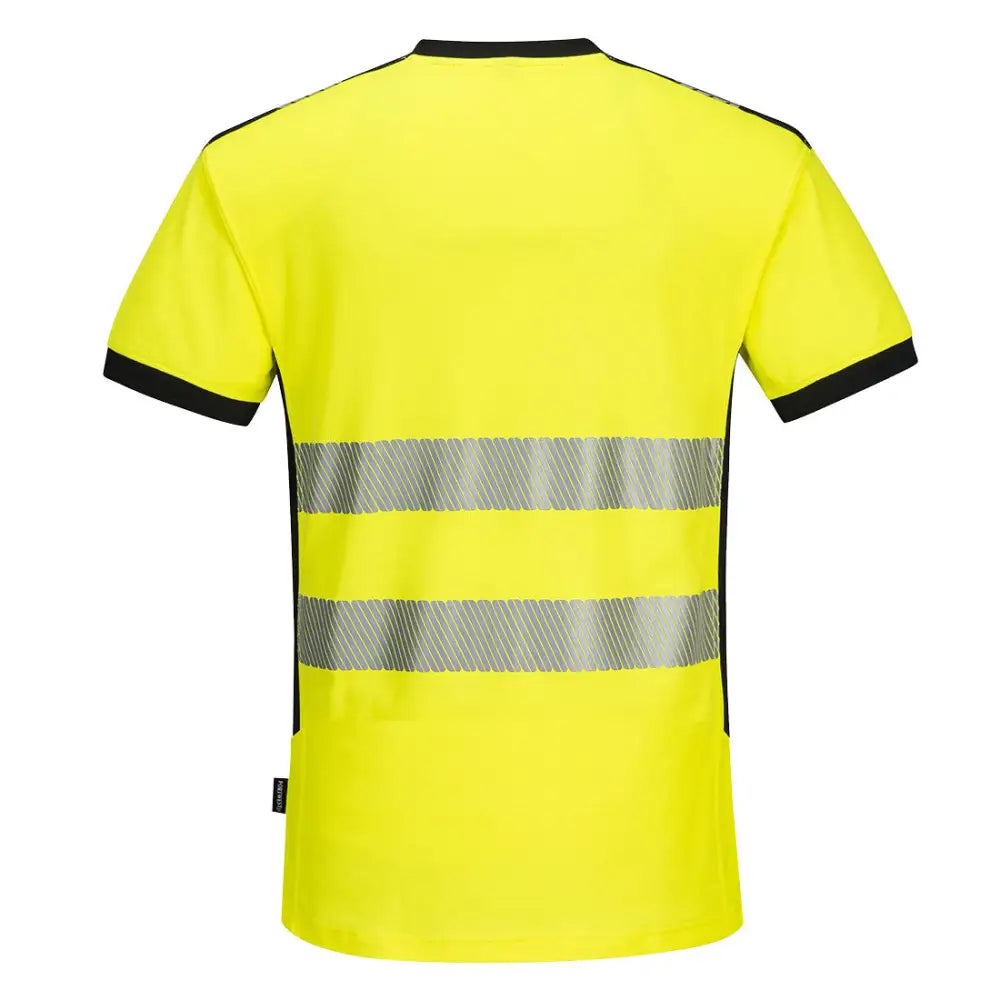 Portwest PW3 Hi-Vis V-Neck Mesh Insert T-Shirt S/S