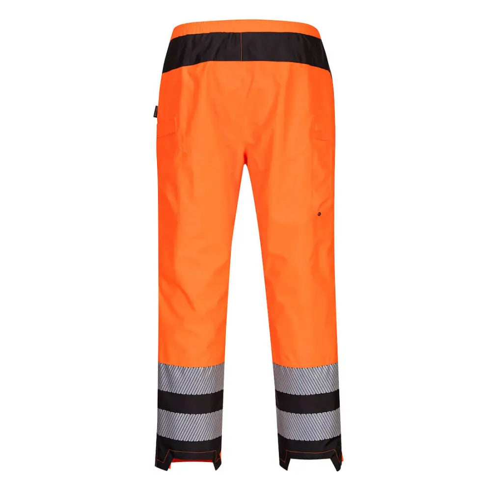 Portwest PW3 Hi-Vis Women’s Rain Trousers - Orange/Black / L