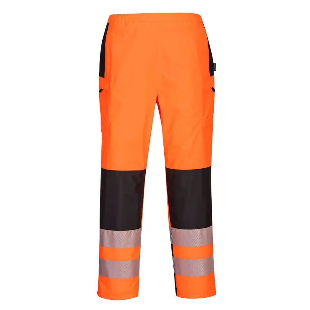 Portwest PW3 Hi-Vis Women’s Rain Trousers - Orange/Black / L