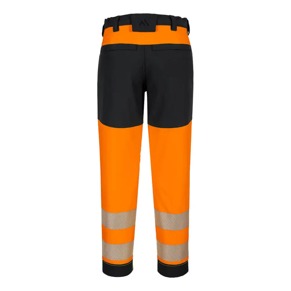 Portwest PW3 Hi-Vis Women’s Stretch Trouser - Orange/Black / L