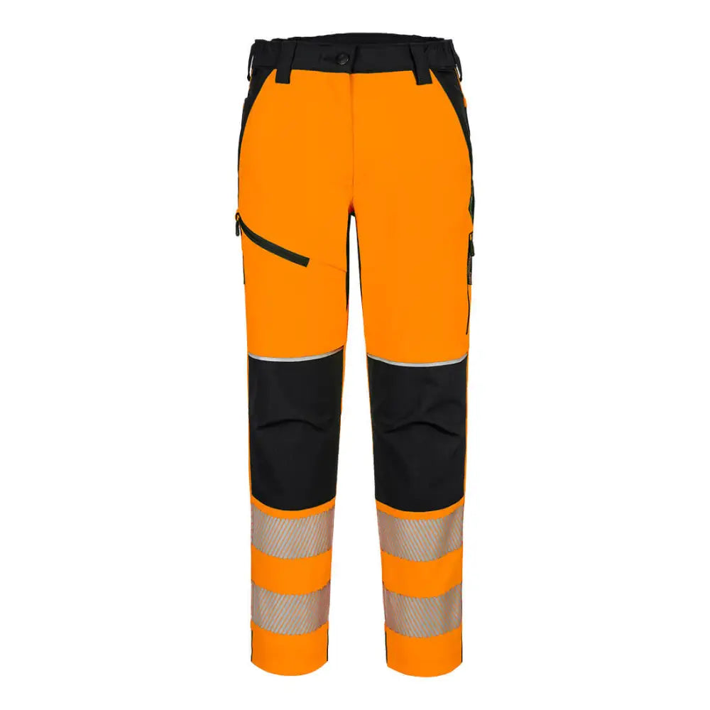 Portwest PW3 Hi-Vis Women’s Stretch Trouser - Orange/Black / L