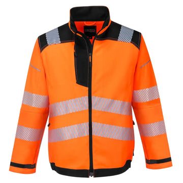 Portwest PW3 Hi-Vis Work Jacket - Orange/Black / L