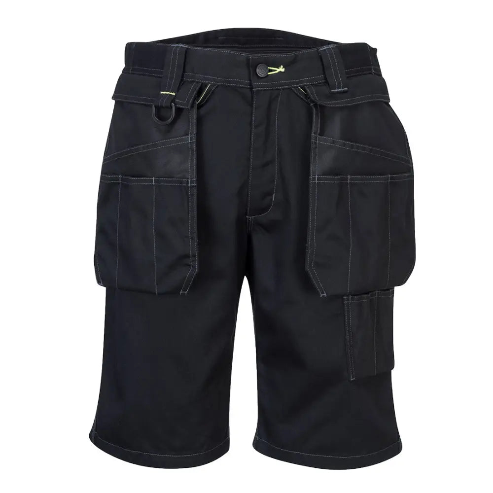 Portwest PW3 Holster Work Shorts - Black / 28