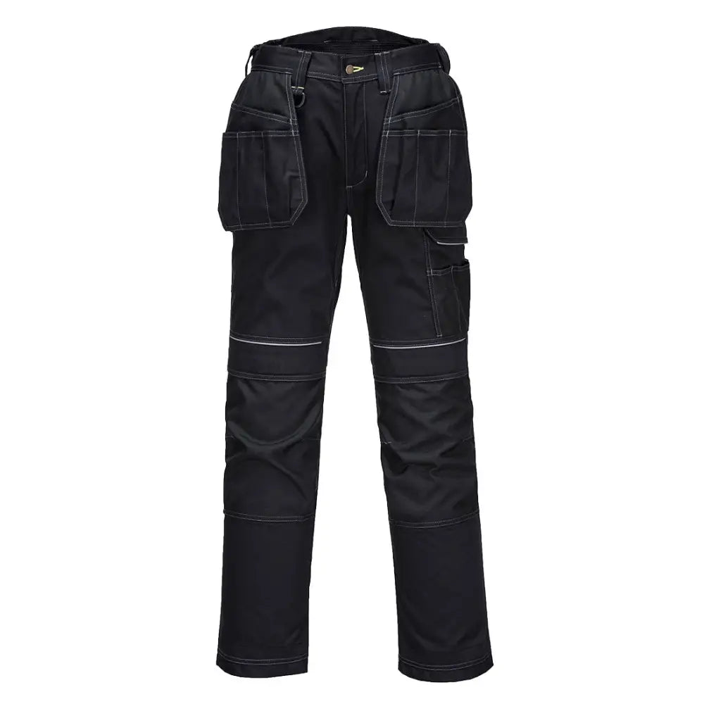 Portwest PW3 Holster Work Trousers - Black / 28