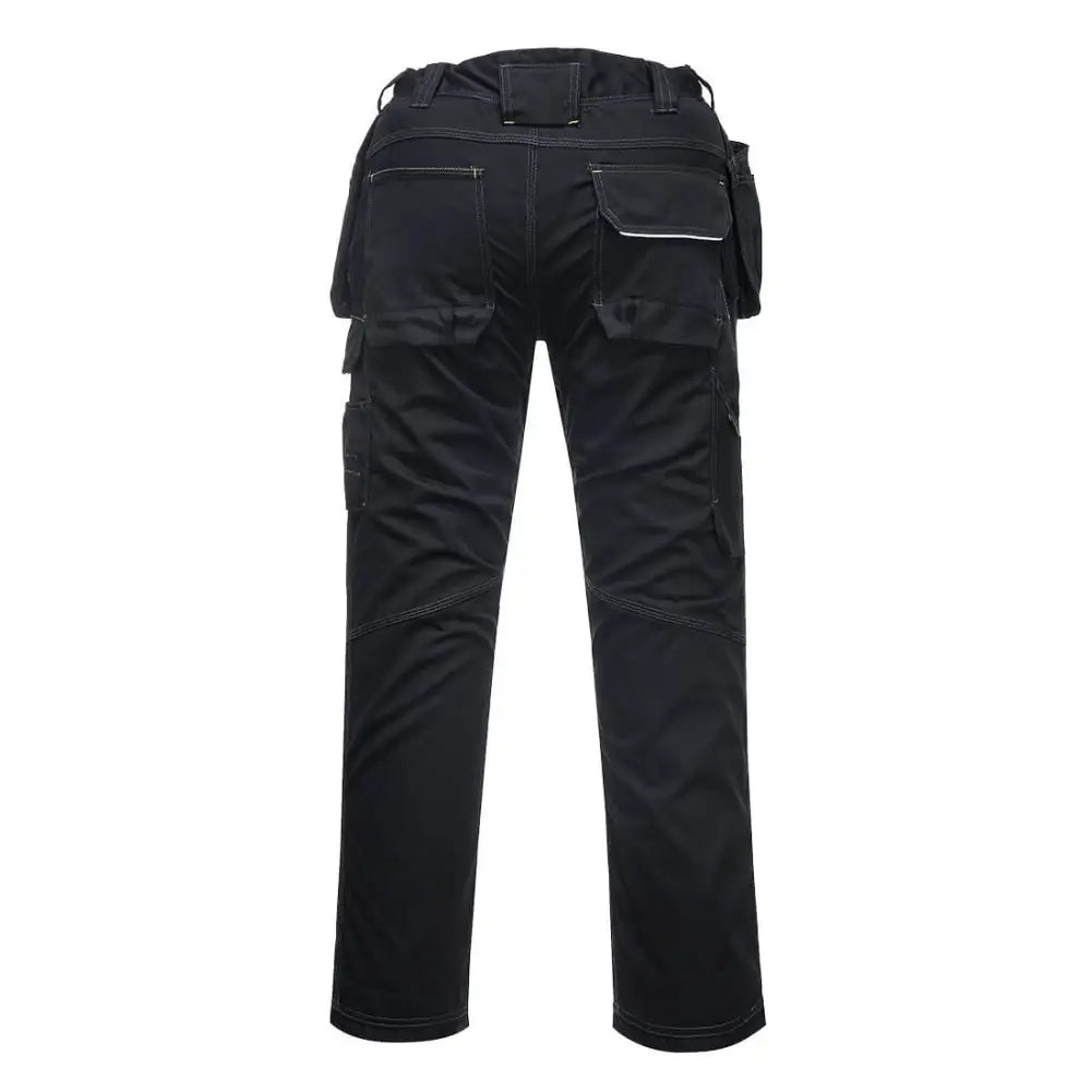 Portwest PW3 Stretch Holster Work Trousers - Black / 28