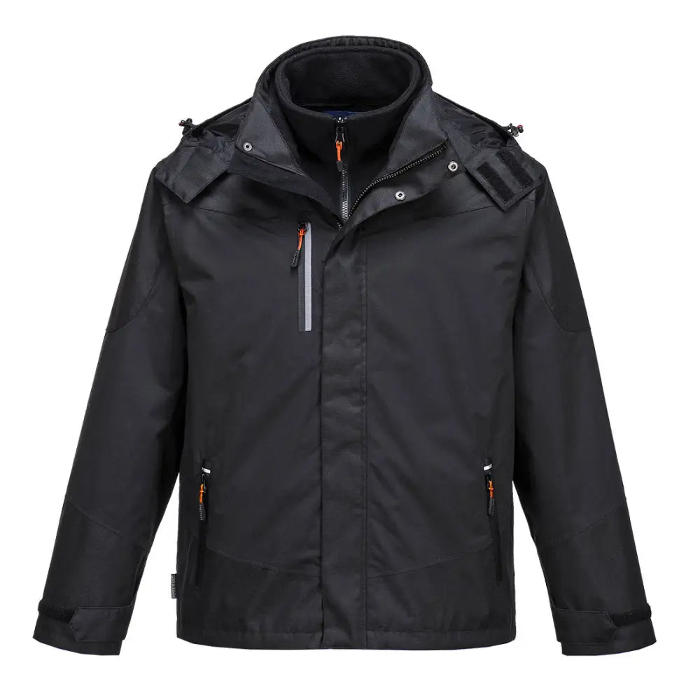Portwest Radial 3-in-1 Jacket - Black / 4XL