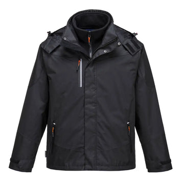 Portwest Radial 3-in-1 Jacket - Black / 4XL