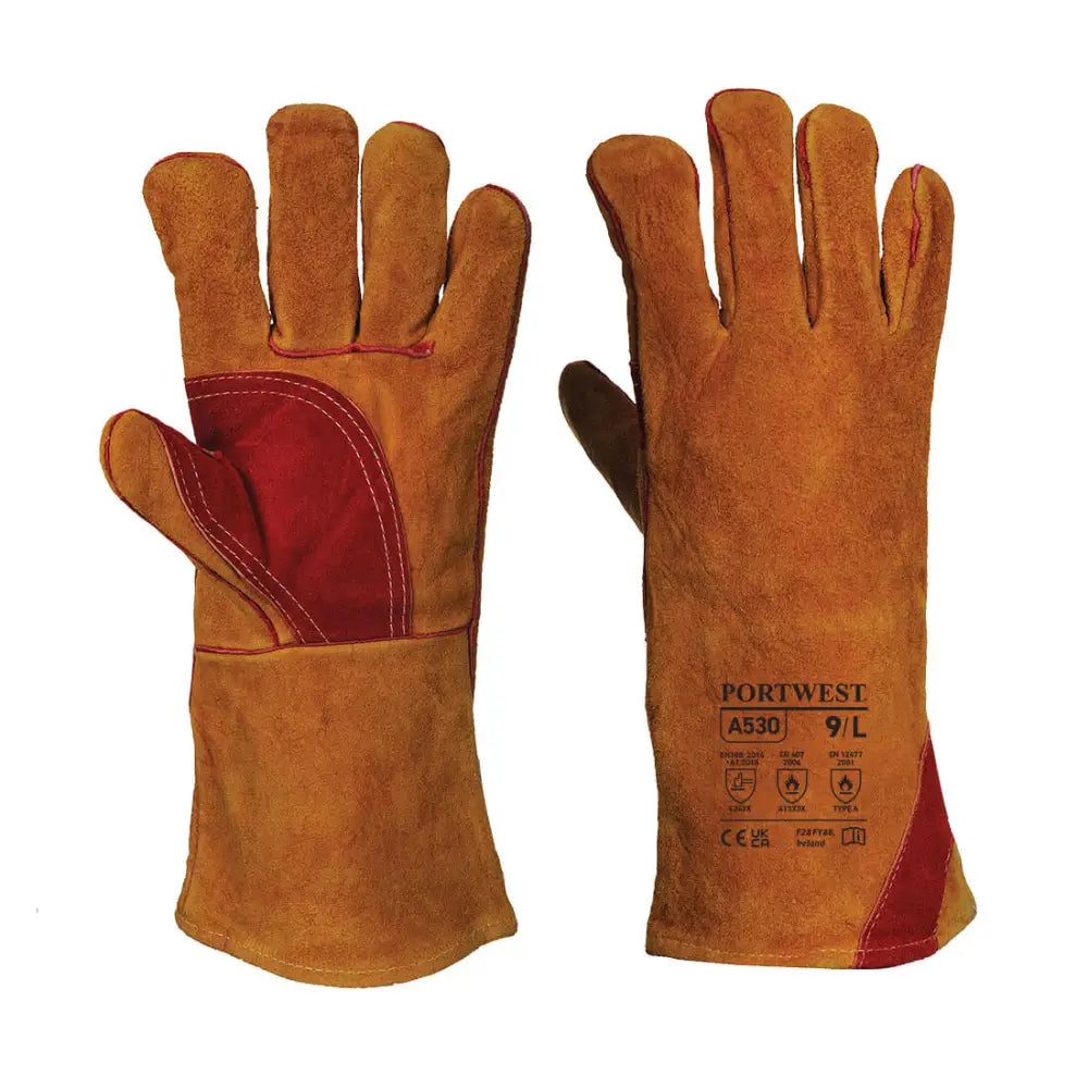 Portwest Reinforced Welding Gauntlet - M