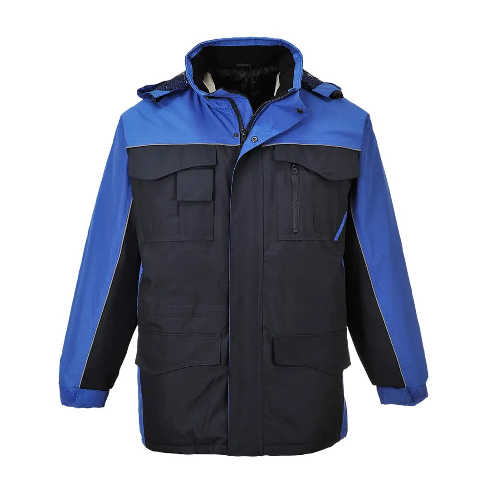Portwest RS Parka Jacket - Navy/Royal / L