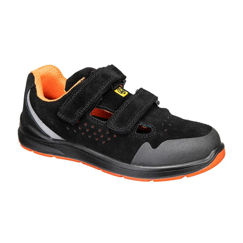 Portwest Sandal S1P ESD SR FO - Black/Grey / 35