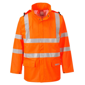 Portwest Sealtex Flame Hi-Vis Jacket - Orange / L