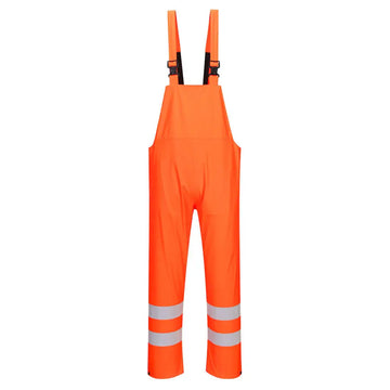 Portwest Sealtex Ultra Hi-Vis Rain Bib and Brace - L
