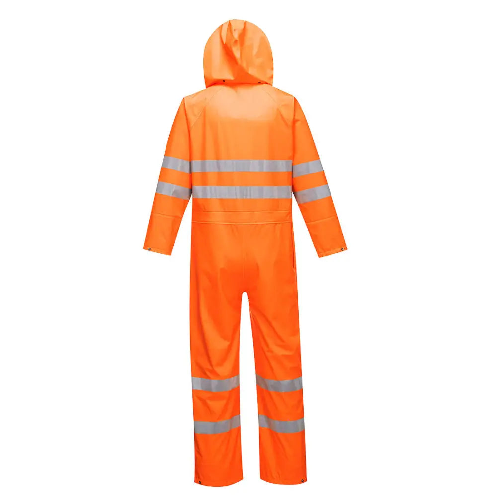 Portwest Sealtex Ultra Hi-Vis Rain Coverall - Orange / L
