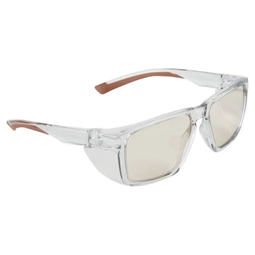 Portwest Side Shields Safety Glasses - Brown