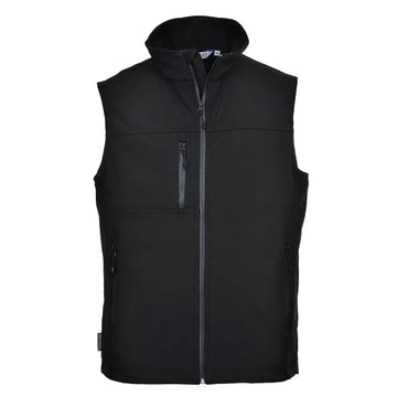Portwest Softshell Bodywarmer (3L) - Black / L