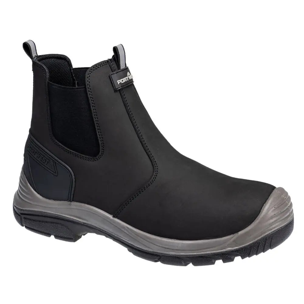 Portwest Steel Action Nubuck Dealer Boot S7 SC FO SR - Black/Grey / 36