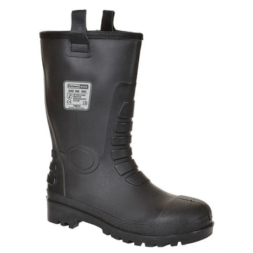Portwest Steel PVC Rigger Boot S5 FO - Black / 36