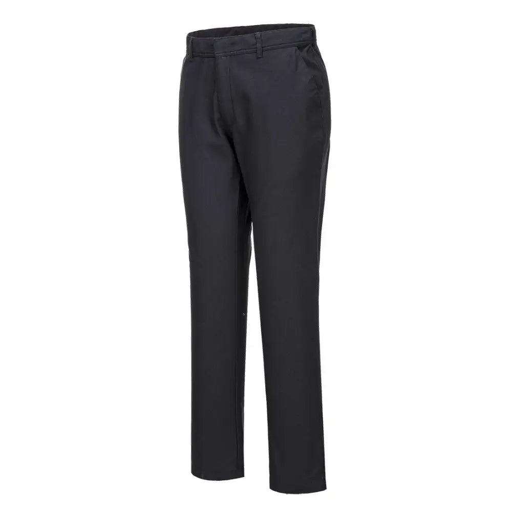 Portwest Stretch Slim Chino Trousers - Black Short / 28