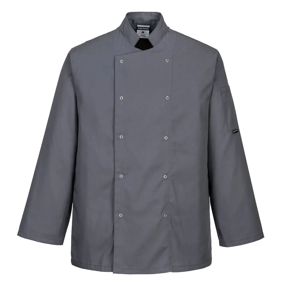 Portwest Suffolk Chefs Jacket L/S - Black / L