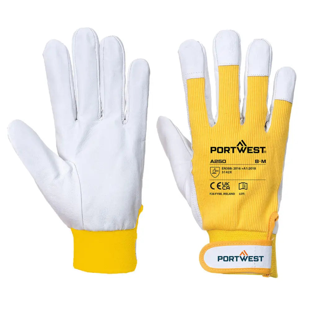 Portwest Tergsus Glove - Yellow / L