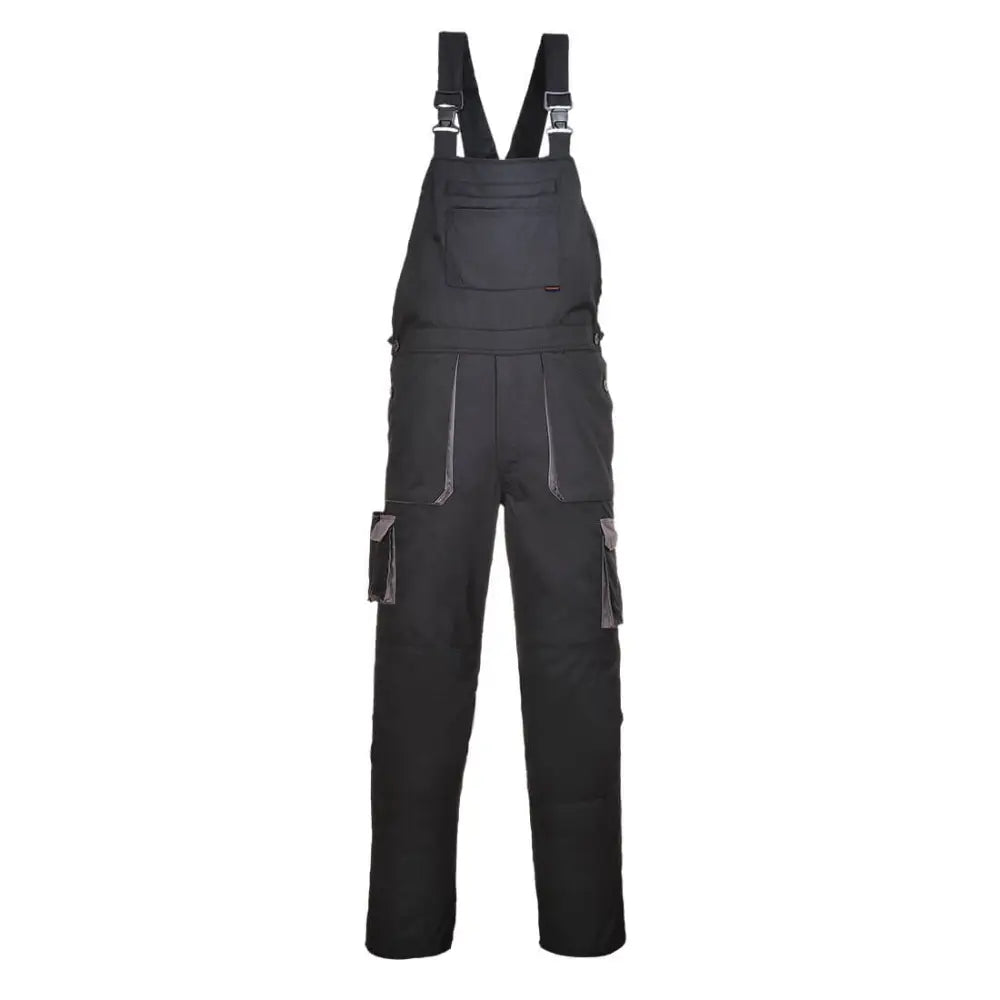 Portwest Portwest Texo Contrast Bib and Brace - Black / 4XL