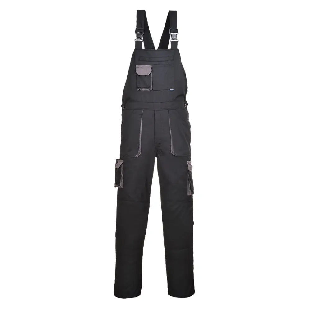 Portwest Portwest Texo Contrast Bib and Brace - Black Tall / L