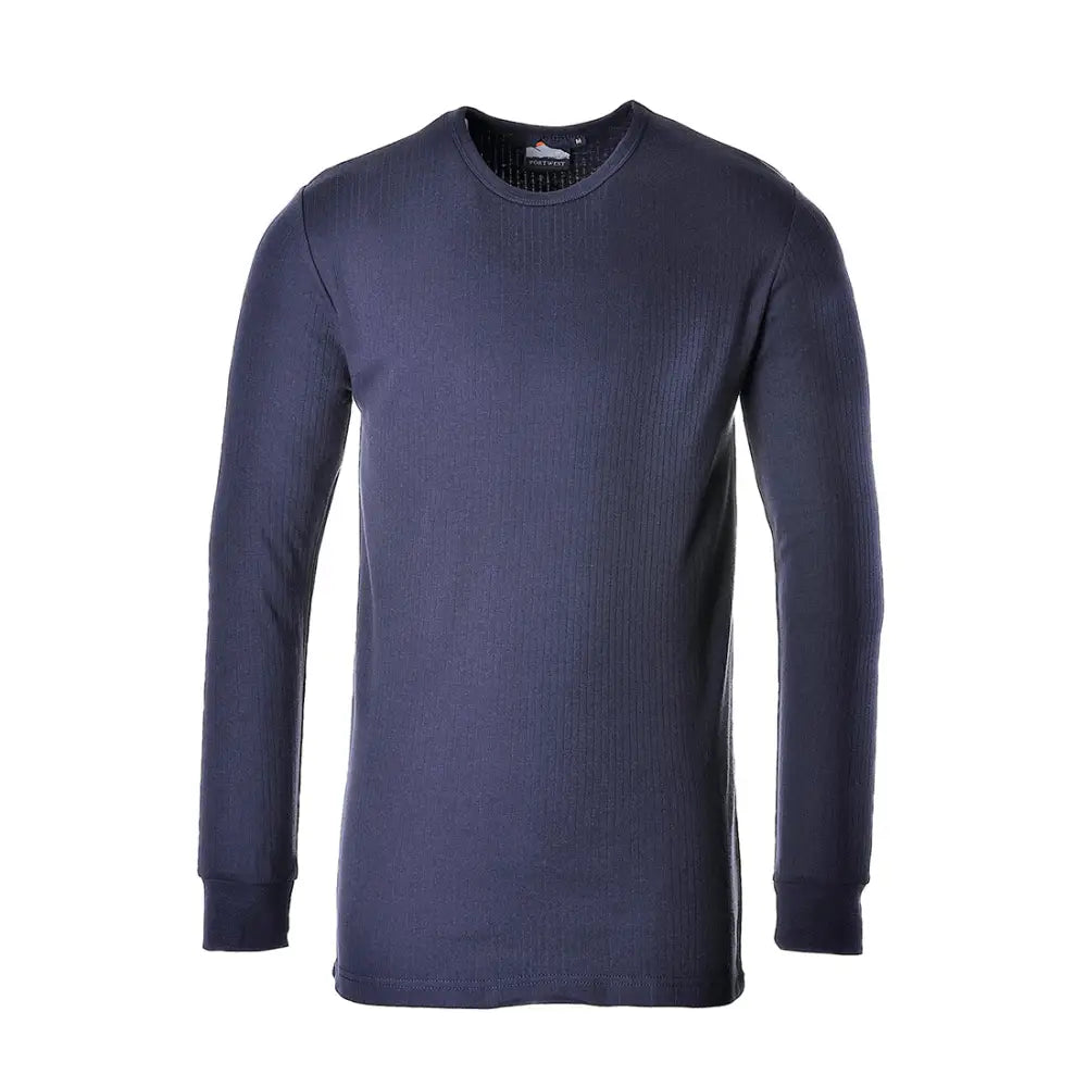 Portwest Thermal T-Shirt Long Sleeve - Navy / 4XL