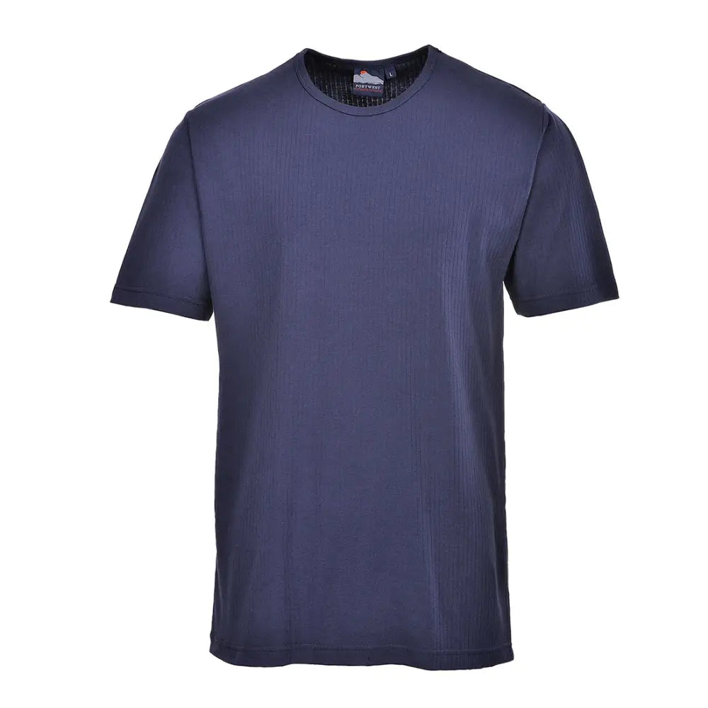 Portwest Thermal T-Shirt Short Sleeve - Navy / L