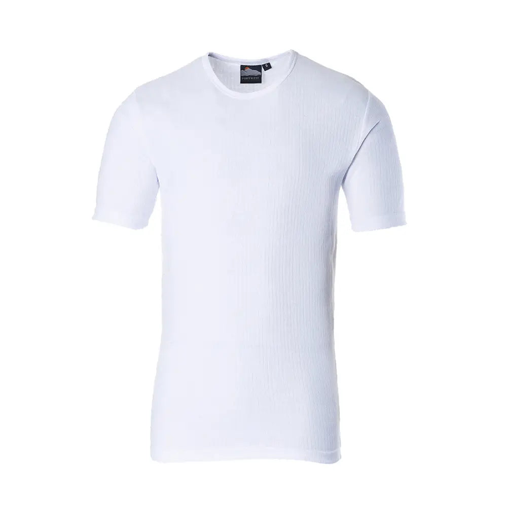 Portwest Thermal T-Shirt Short Sleeve - White / L