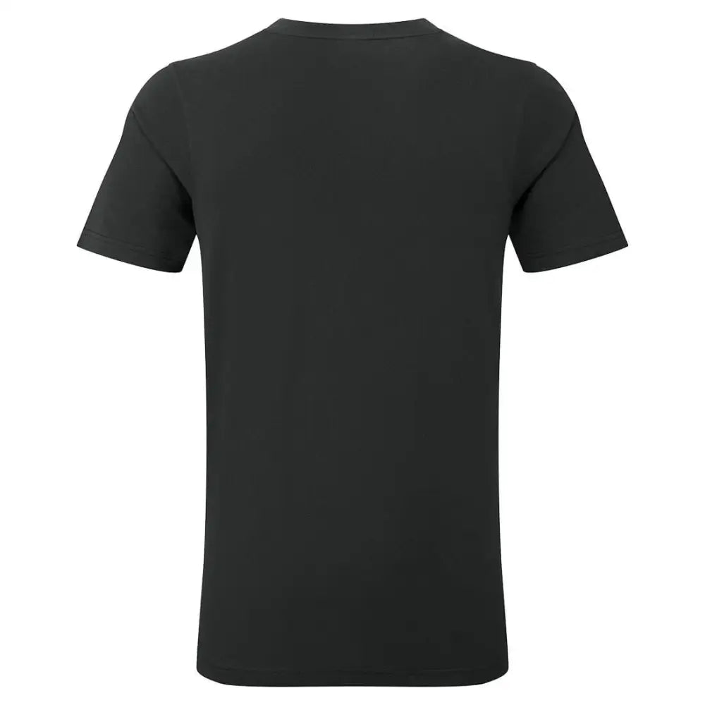 Portwest V-Neck Cotton T-Shirt - Black / L