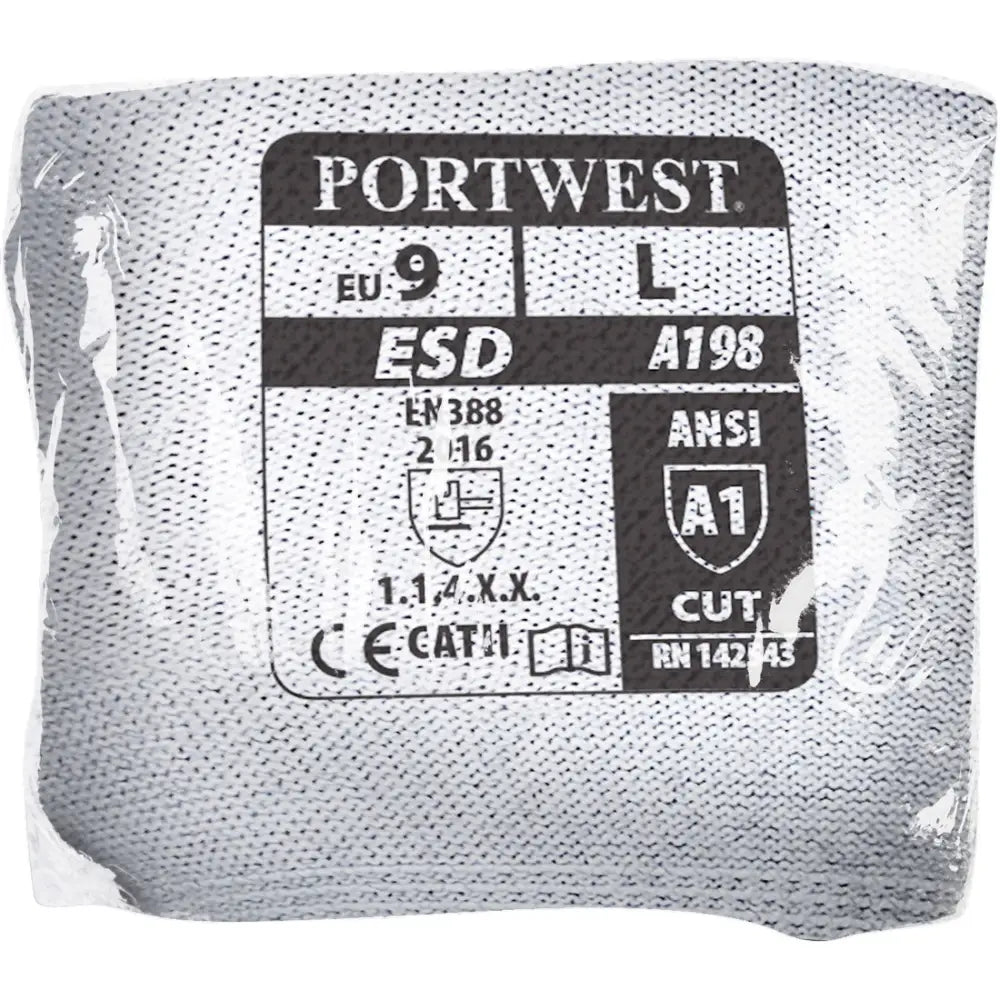 Portwest Vending Antistatic PU Fingertip Glove