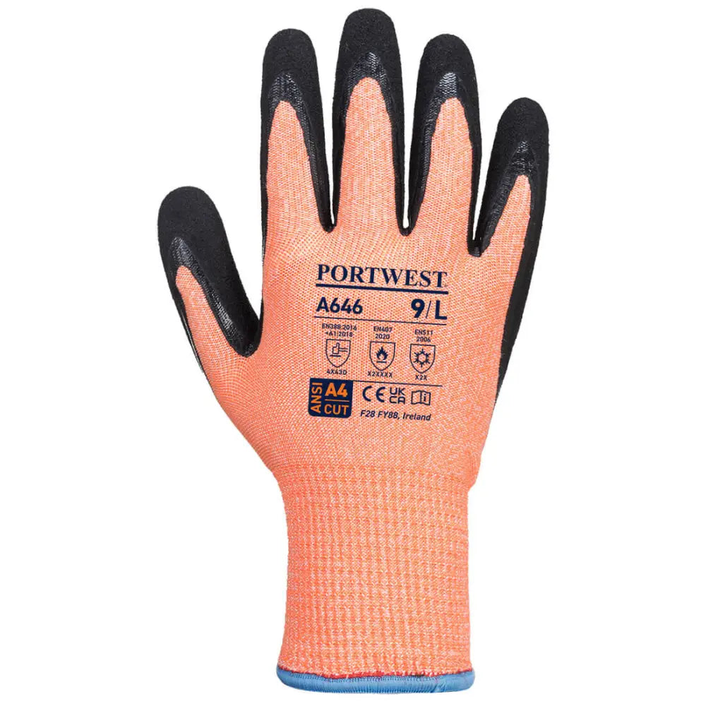 Portwest Vis-Tex Winter Cut D13 Nitrile Glove - L