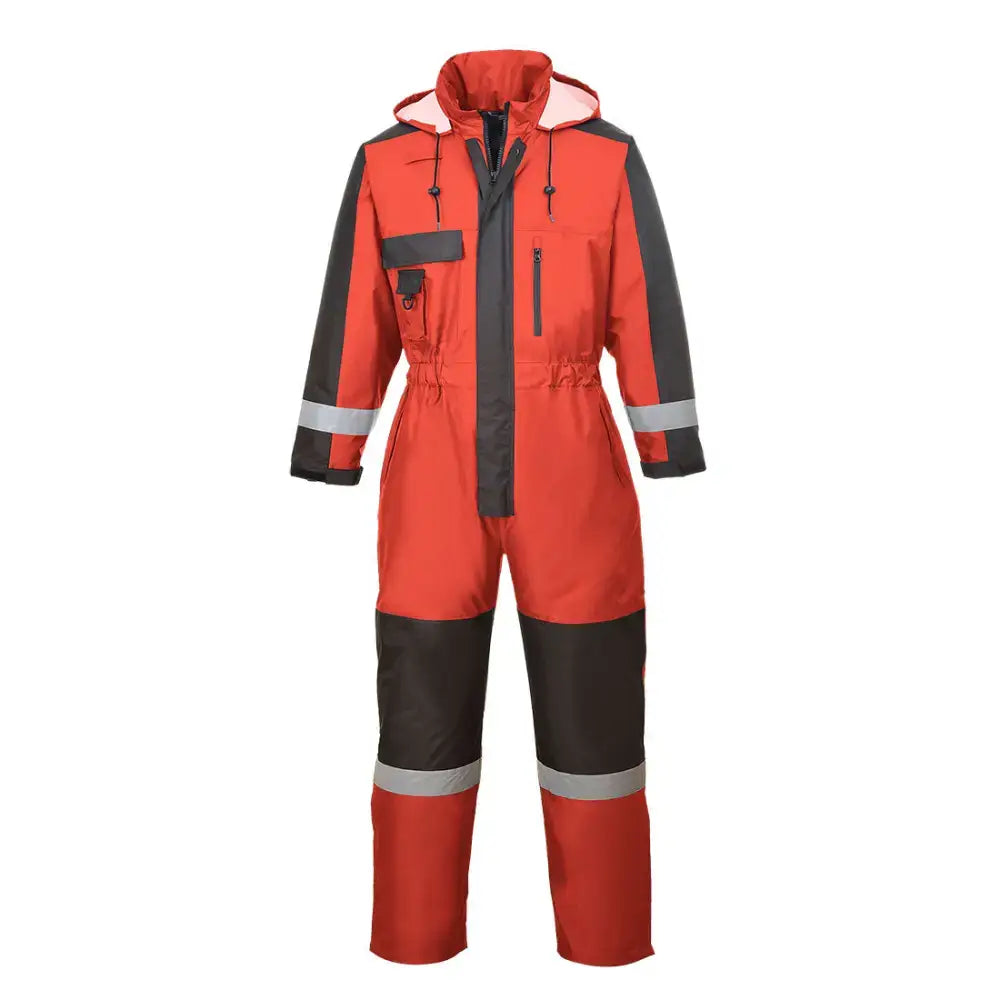 Portwest Waterproof Winter Coverall- Red / L