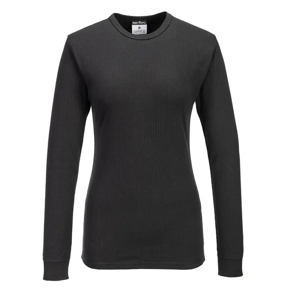 Portwest Women’s Thermal T-Shirt Long Sleeve - L