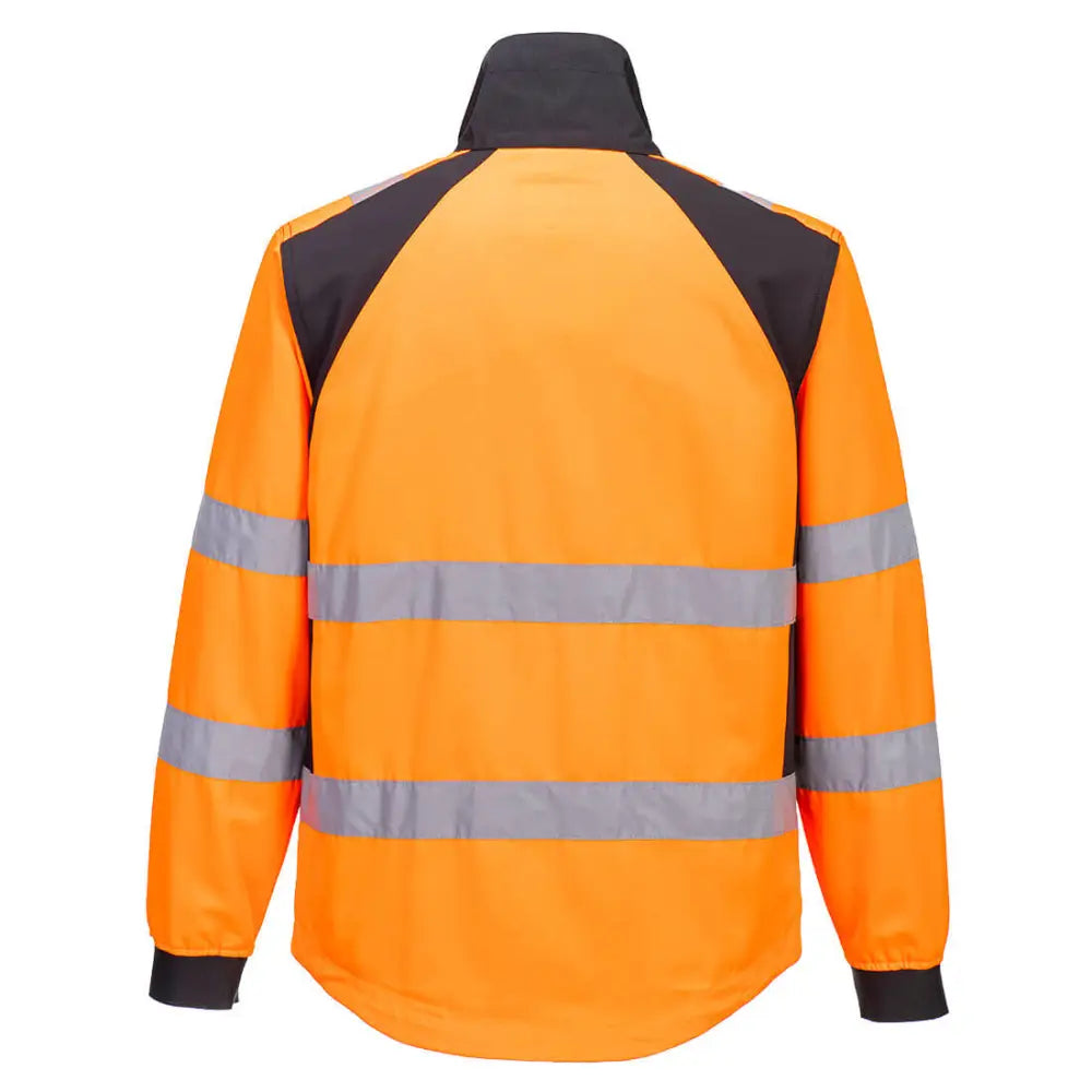 Portwest WX2 Eco Hi-Vis Work Jacket - Orange/Black / 4XL