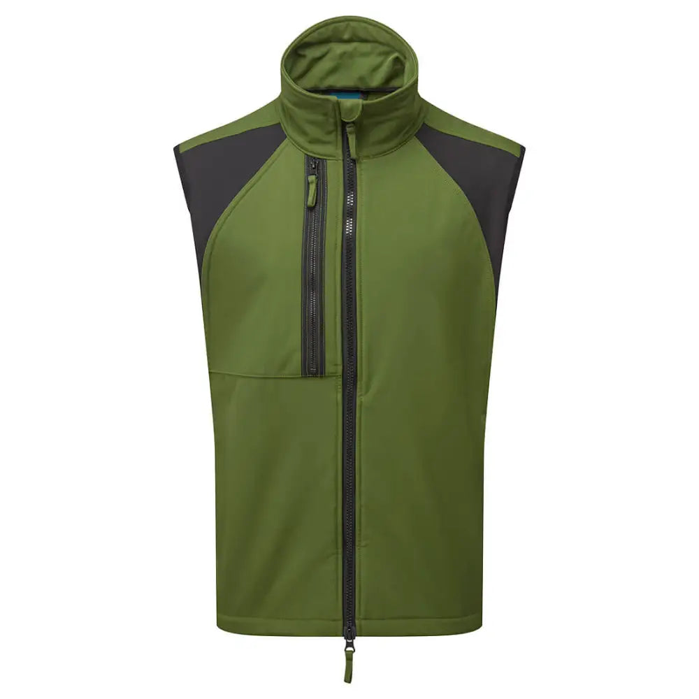 Portwest WX2 Eco Softshell Bodywarmer (2L) - Olive Green / L