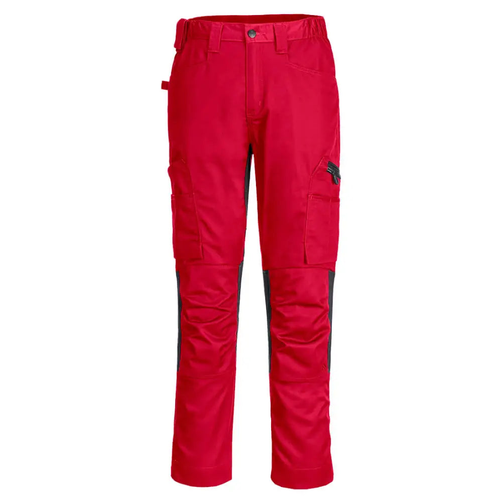 Portwest WX2 Eco Stretch Trade Trousers - Deep Red / 28