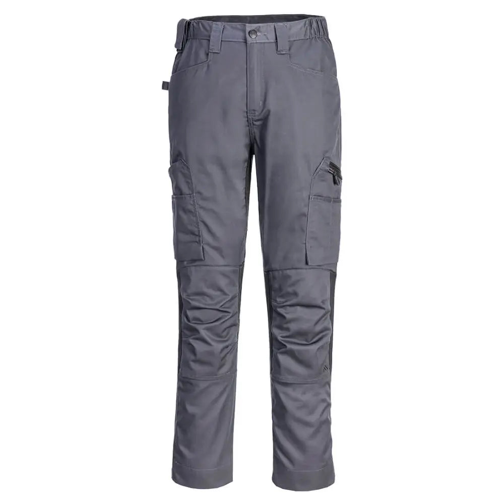 Portwest WX2 Eco Stretch Trade Trousers - Metal Grey / 28
